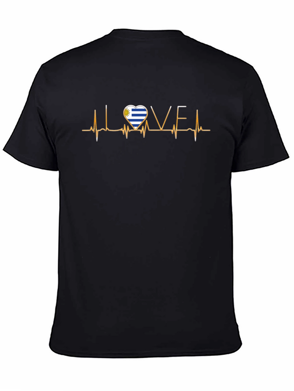 Uruguay Heartbeat Love T-Shirt