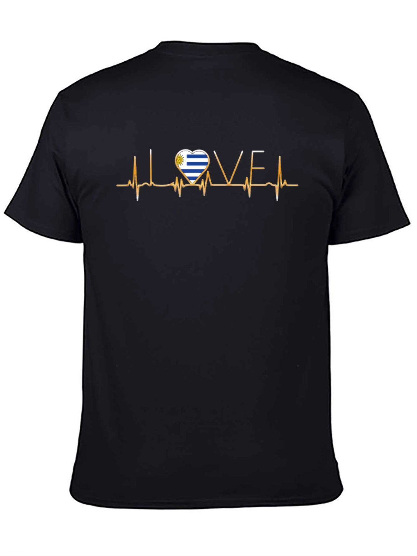 Uruguay Heartbeat Love T-Shirt