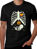 Halloween Pregnancy Skeleton T-Shirt