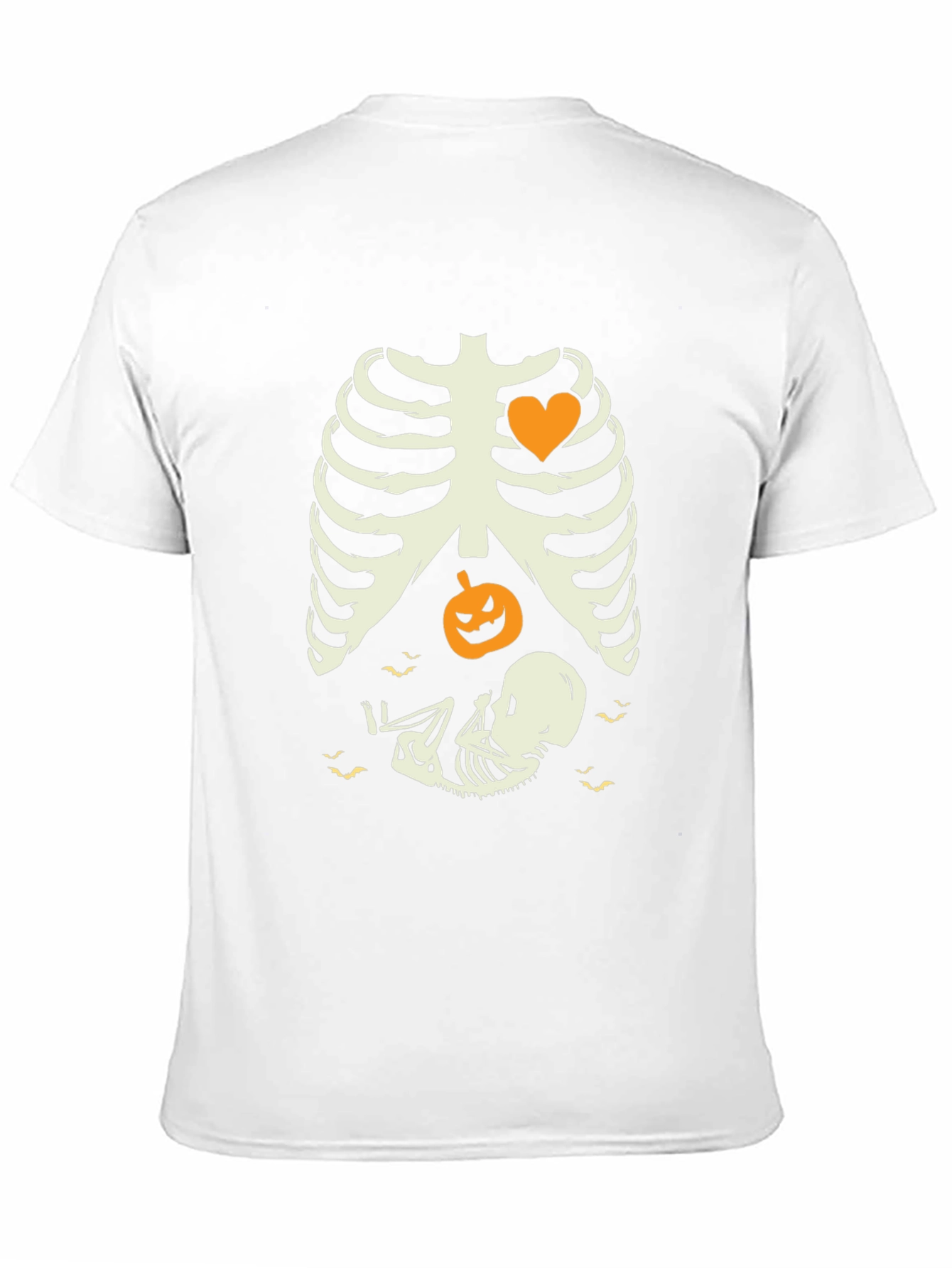 Halloween Pregnancy Skeleton T-Shirt