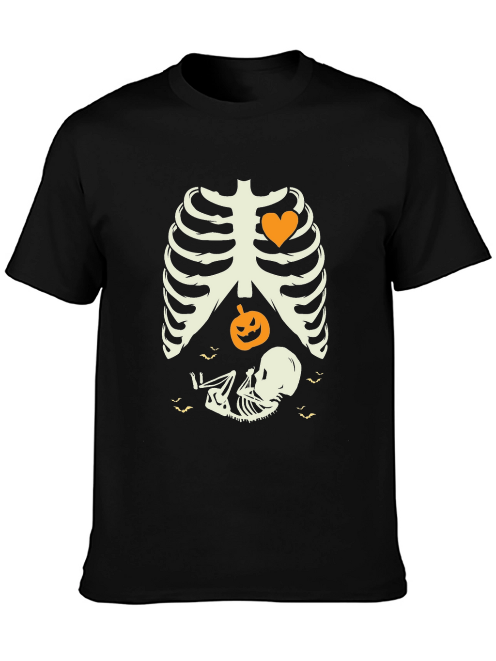 Halloween Pregnancy Skeleton T-Shirt