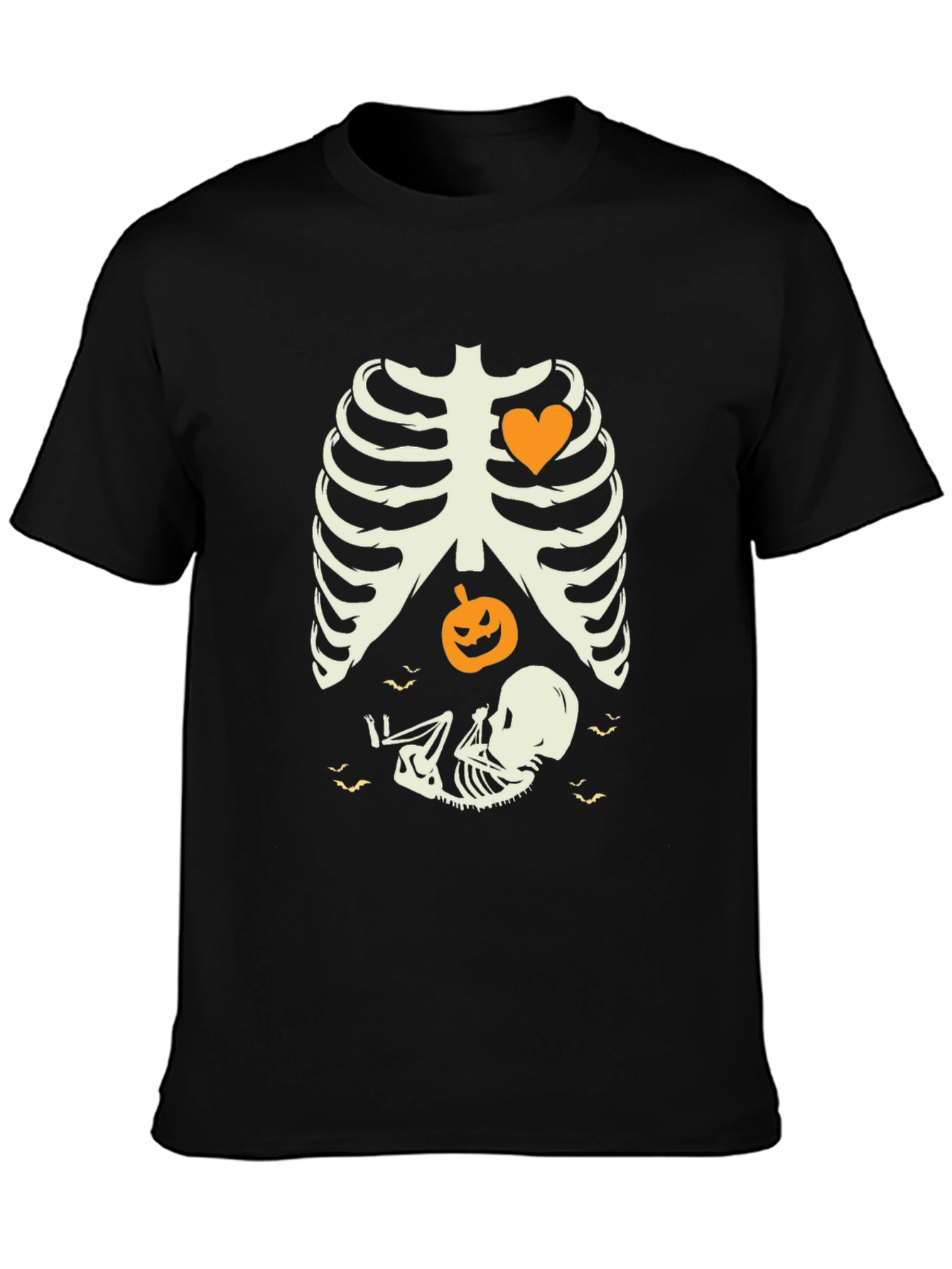 Halloween Pregnancy Skeleton T-Shirt