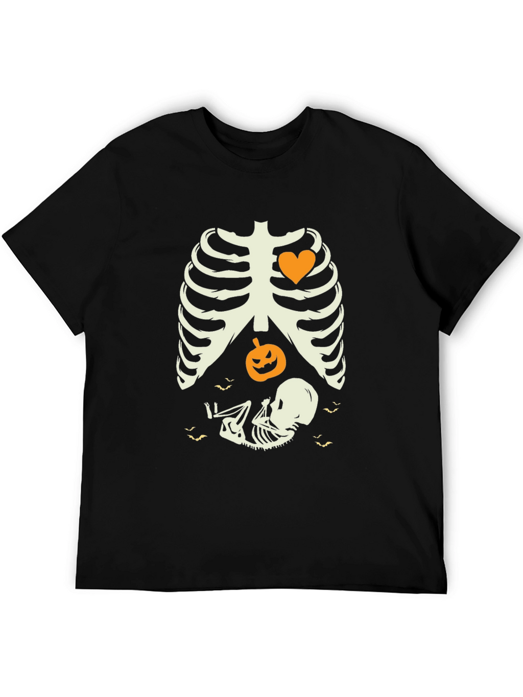 Halloween Pregnancy Skeleton T-Shirt