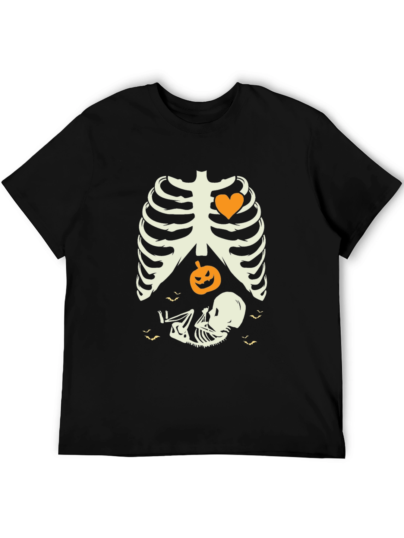 Halloween Pregnancy Skeleton T-Shirt