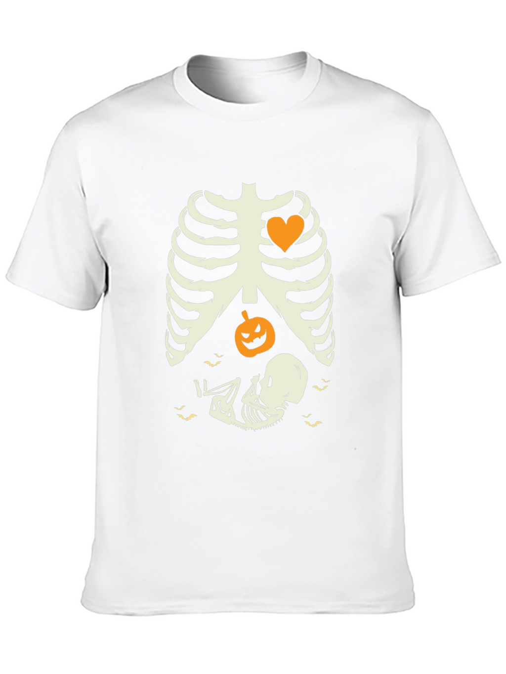 Halloween Pregnancy Skeleton T-Shirt