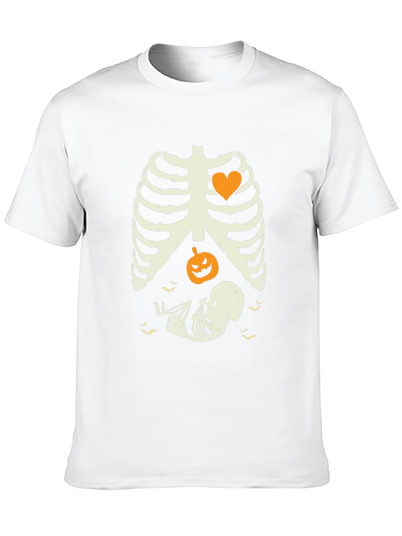 Halloween Pregnancy Skeleton T-Shirt
