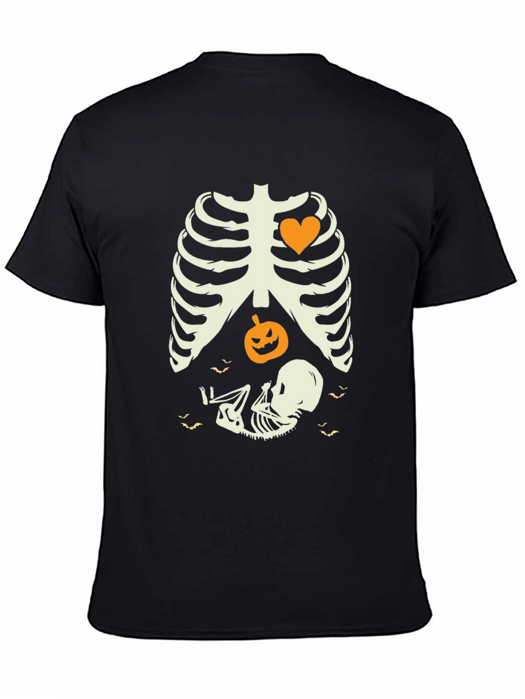 Halloween Pregnancy Skeleton T-Shirt
