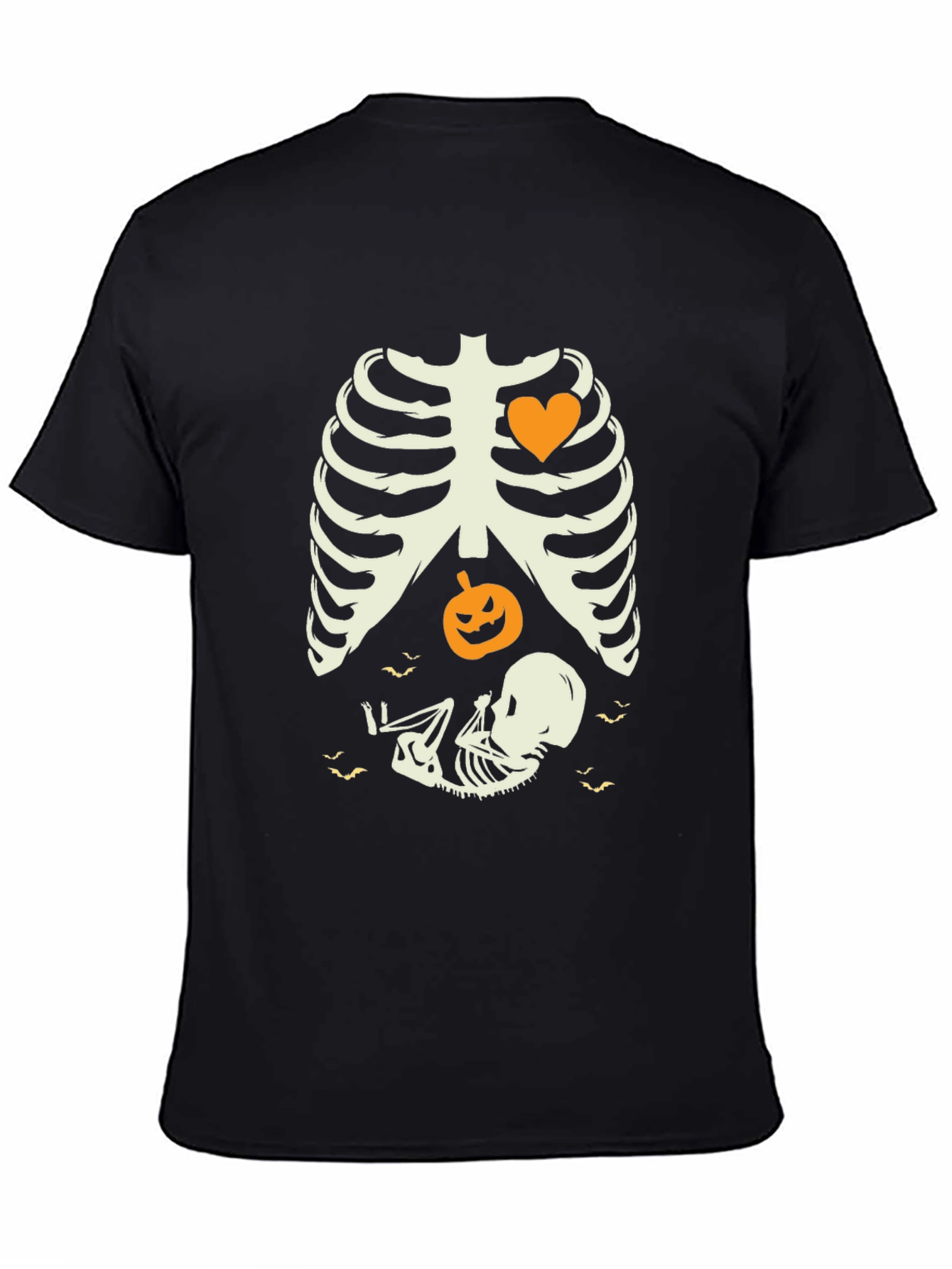 Halloween Pregnancy Skeleton T-Shirt