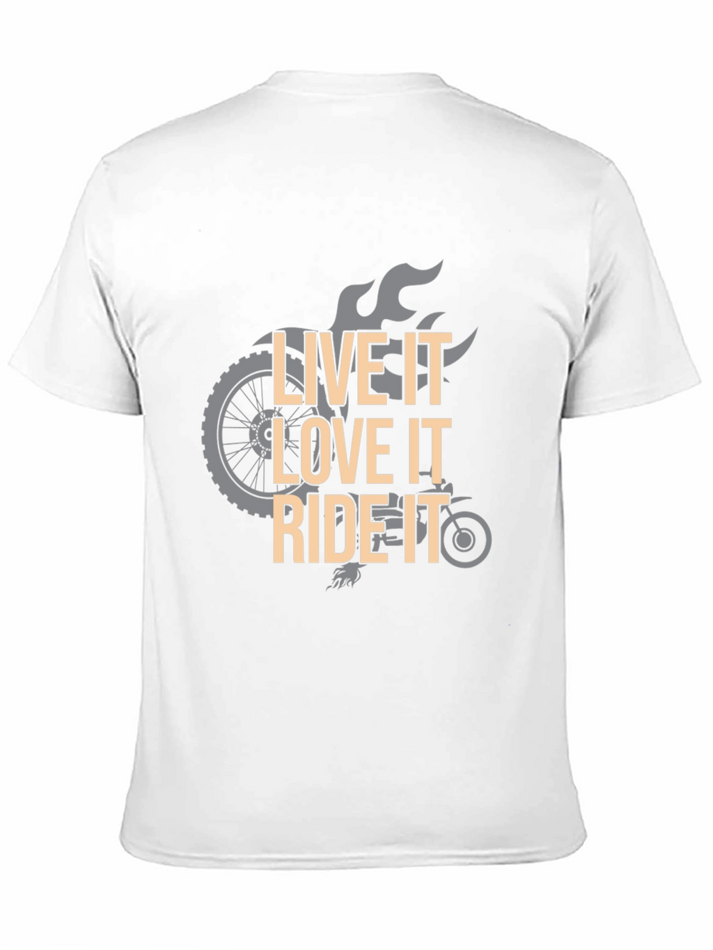 Live Love Ride Graphic Tee - Motorcycle T-Shirt