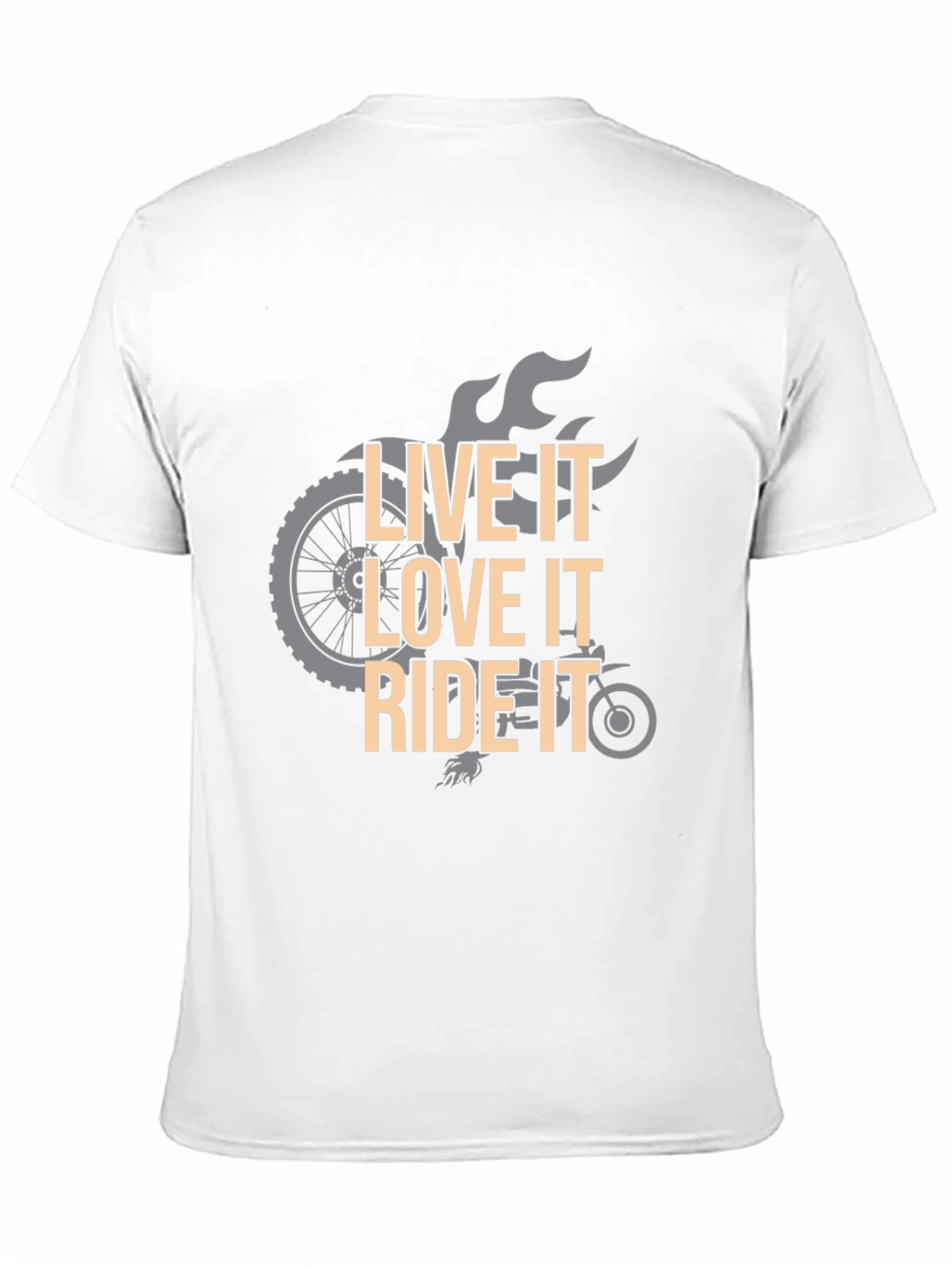 Live Love Ride Graphic Tee - Motorcycle T-Shirt