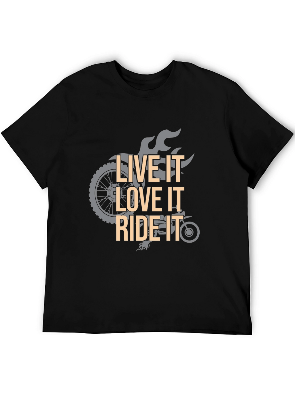 Live Love Ride Graphic Tee - Motorcycle T-Shirt