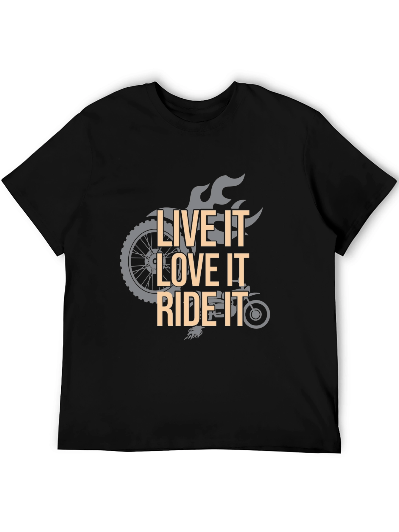 Live Love Ride Graphic Tee - Motorcycle T-Shirt