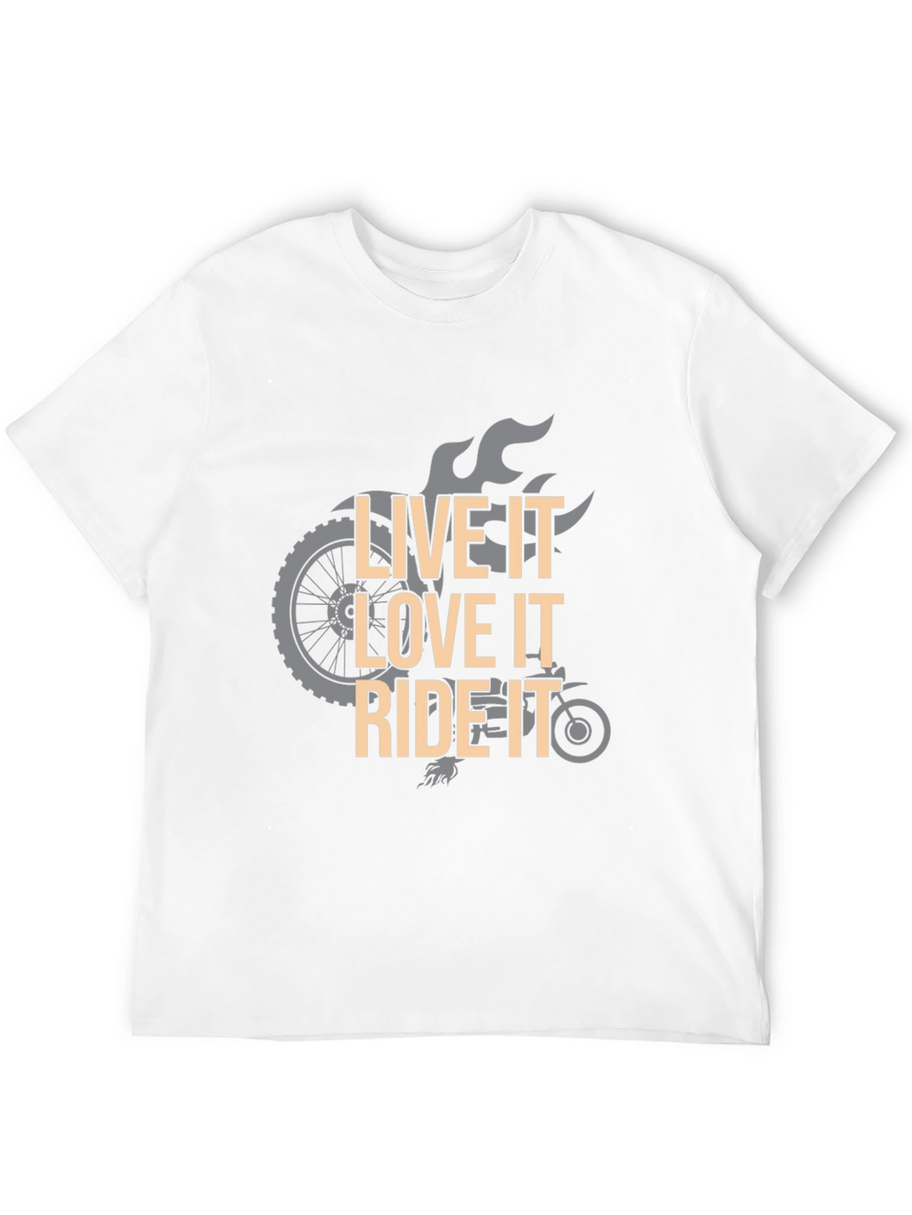 Live Love Ride Graphic Tee - Motorcycle T-Shirt