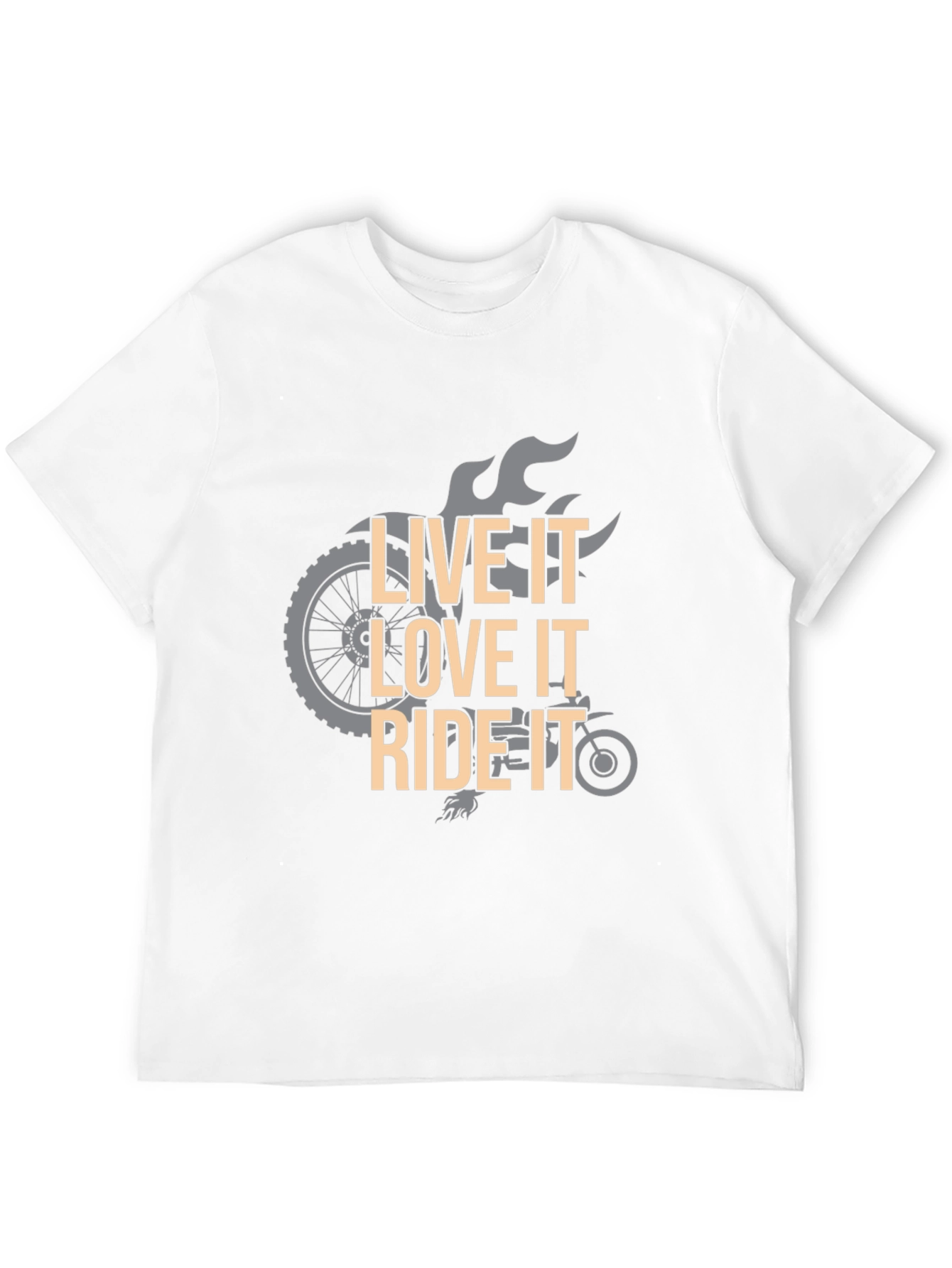 Live Love Ride Graphic Tee - Motorcycle T-Shirt