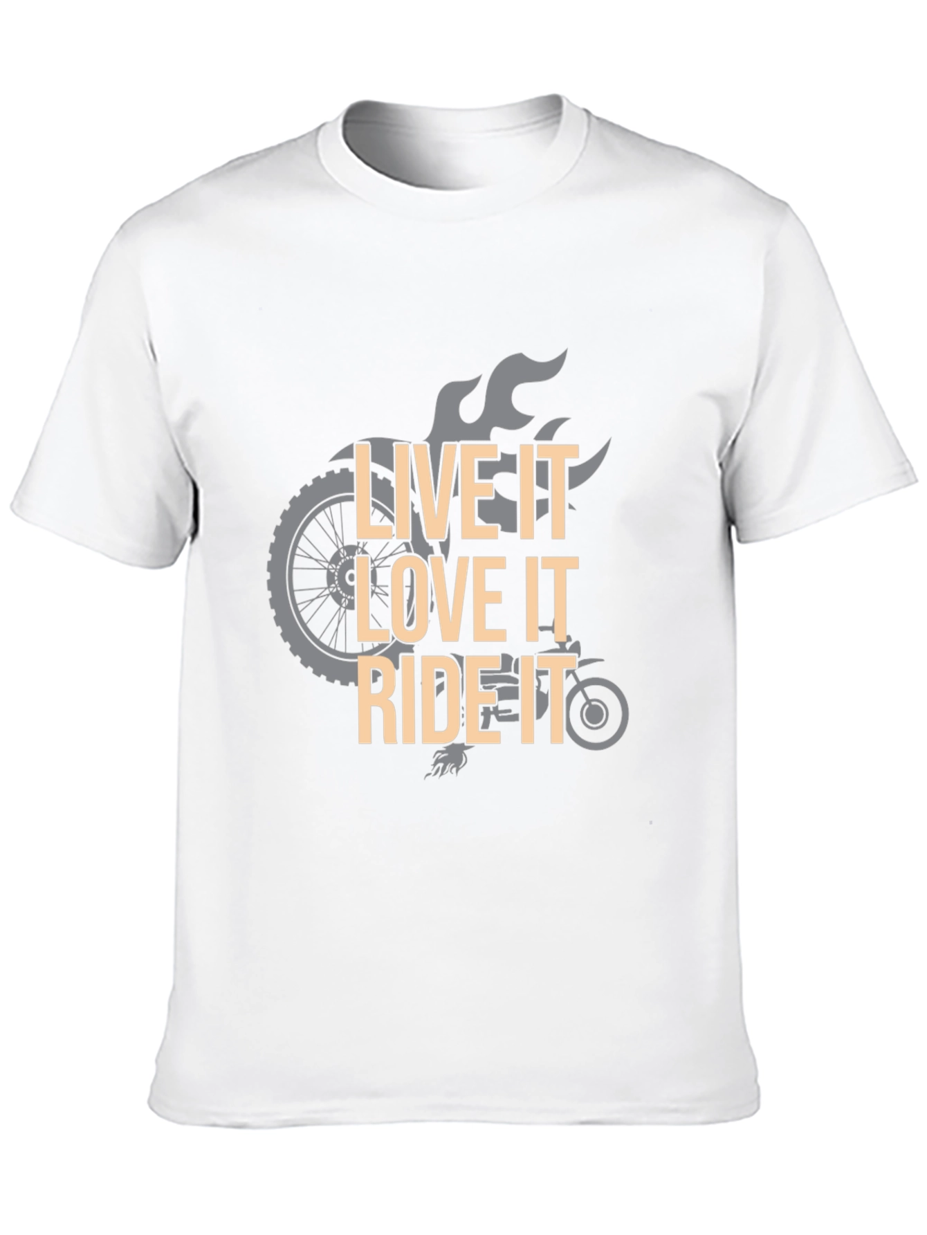 Live Love Ride Graphic Tee - Motorcycle T-Shirt