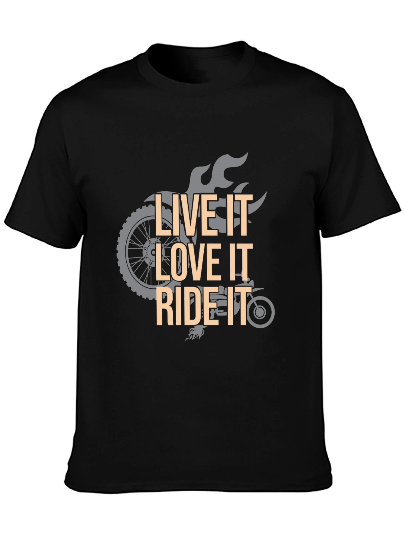 Live Love Ride Graphic Tee - Motorcycle T-Shirt