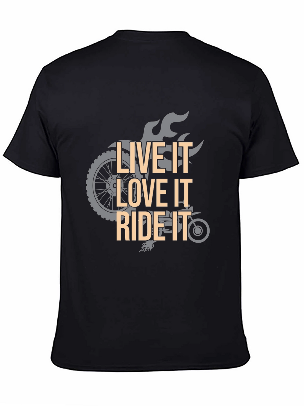 Live Love Ride Graphic Tee - Motorcycle T-Shirt