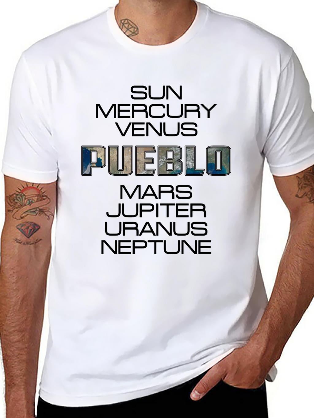 Pueblo Solar System Graphic Tee