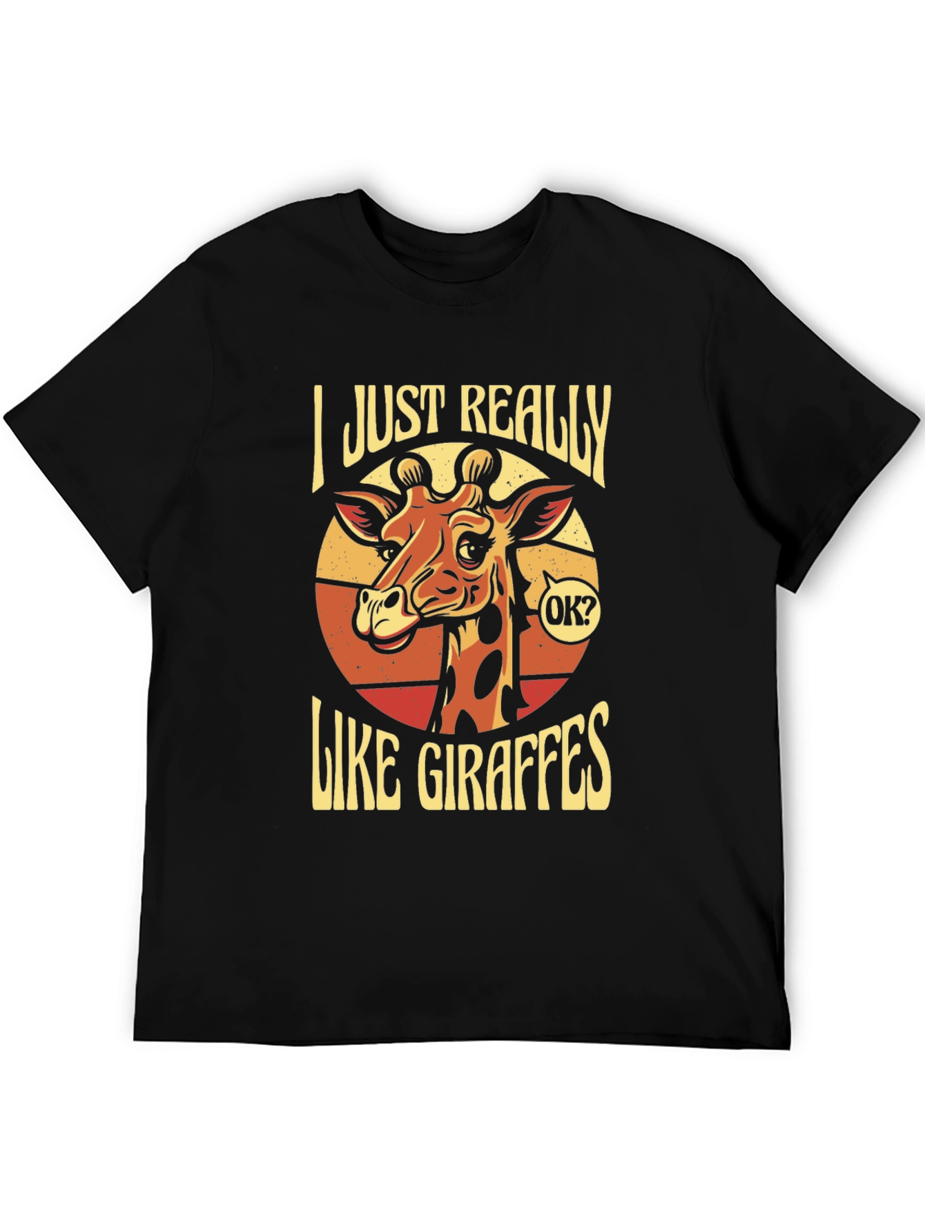 I Just Really Like Giraffes T-Shirt - Novelty Animal Tee