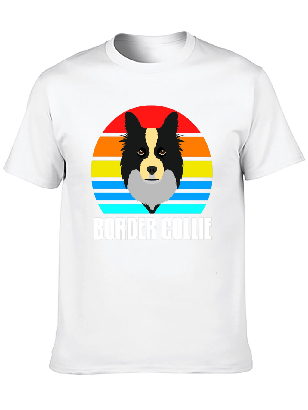 Border Collie Sunset T-Shirt - Dog Lover Tee