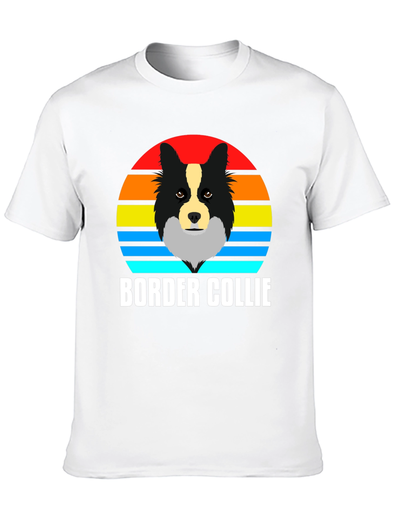 Border Collie Sunset T-Shirt - Dog Lover Tee