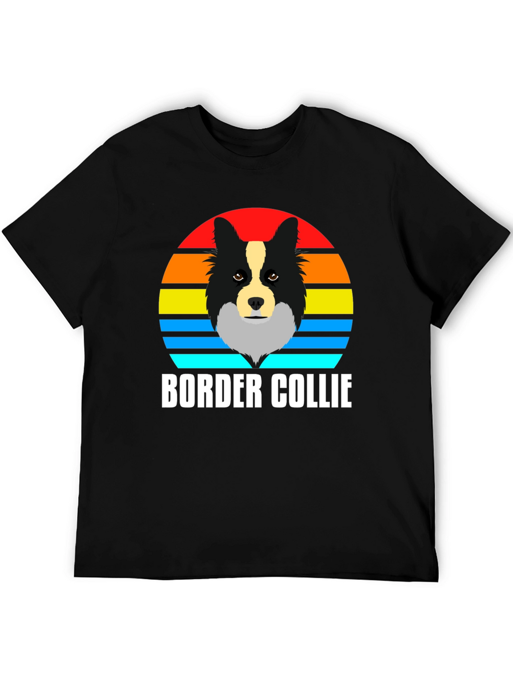 Border Collie Sunset T-Shirt - Dog Lover Tee