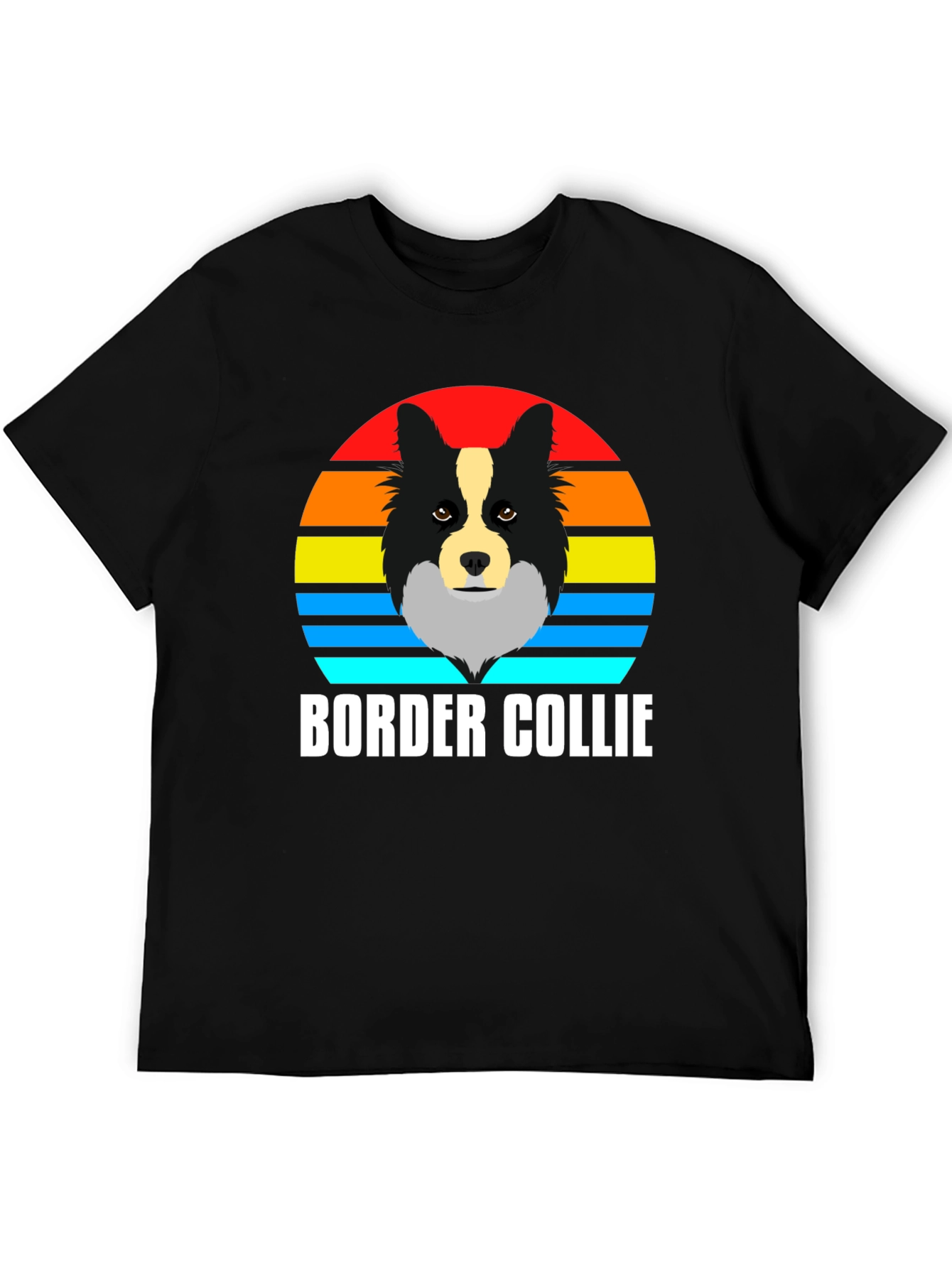 Border Collie Sunset T-Shirt - Dog Lover Tee