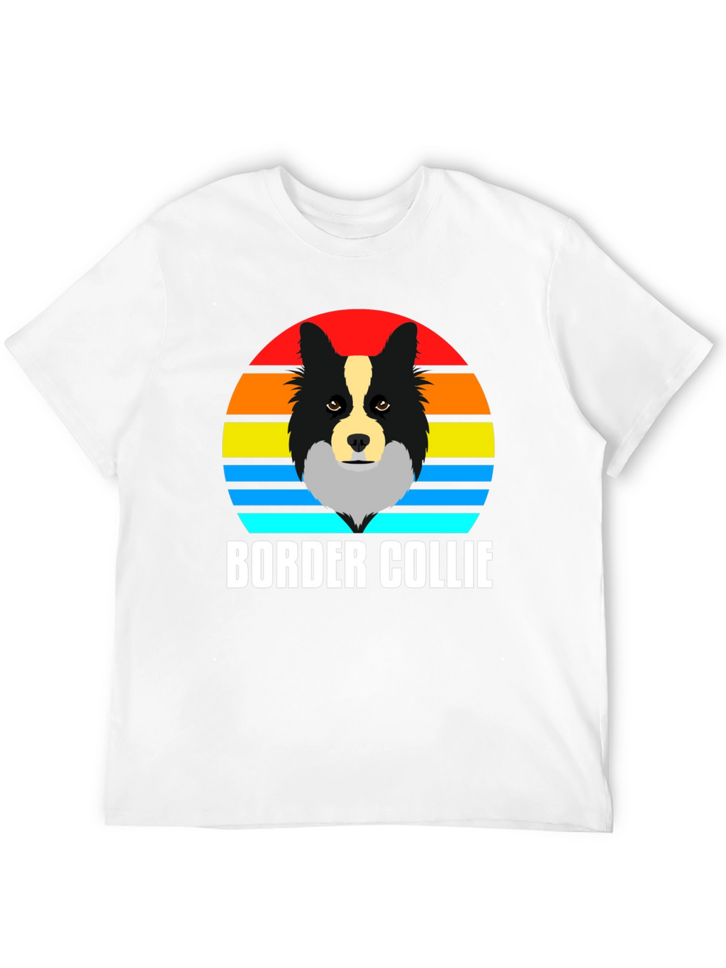 Border Collie Sunset T-Shirt - Dog Lover Tee