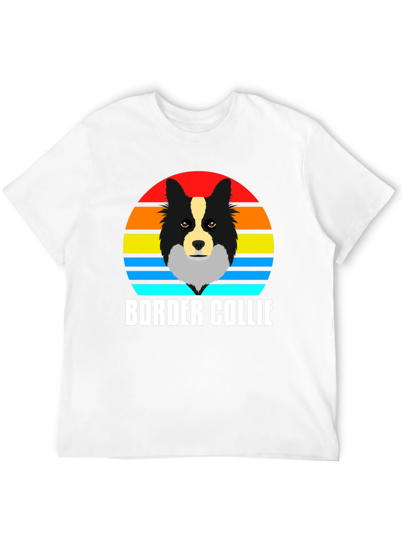 Border Collie Sunset T-Shirt - Dog Lover Tee