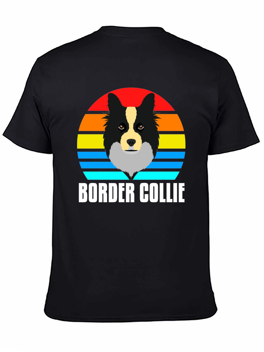 Border Collie Sunset T-Shirt - Dog Lover Tee