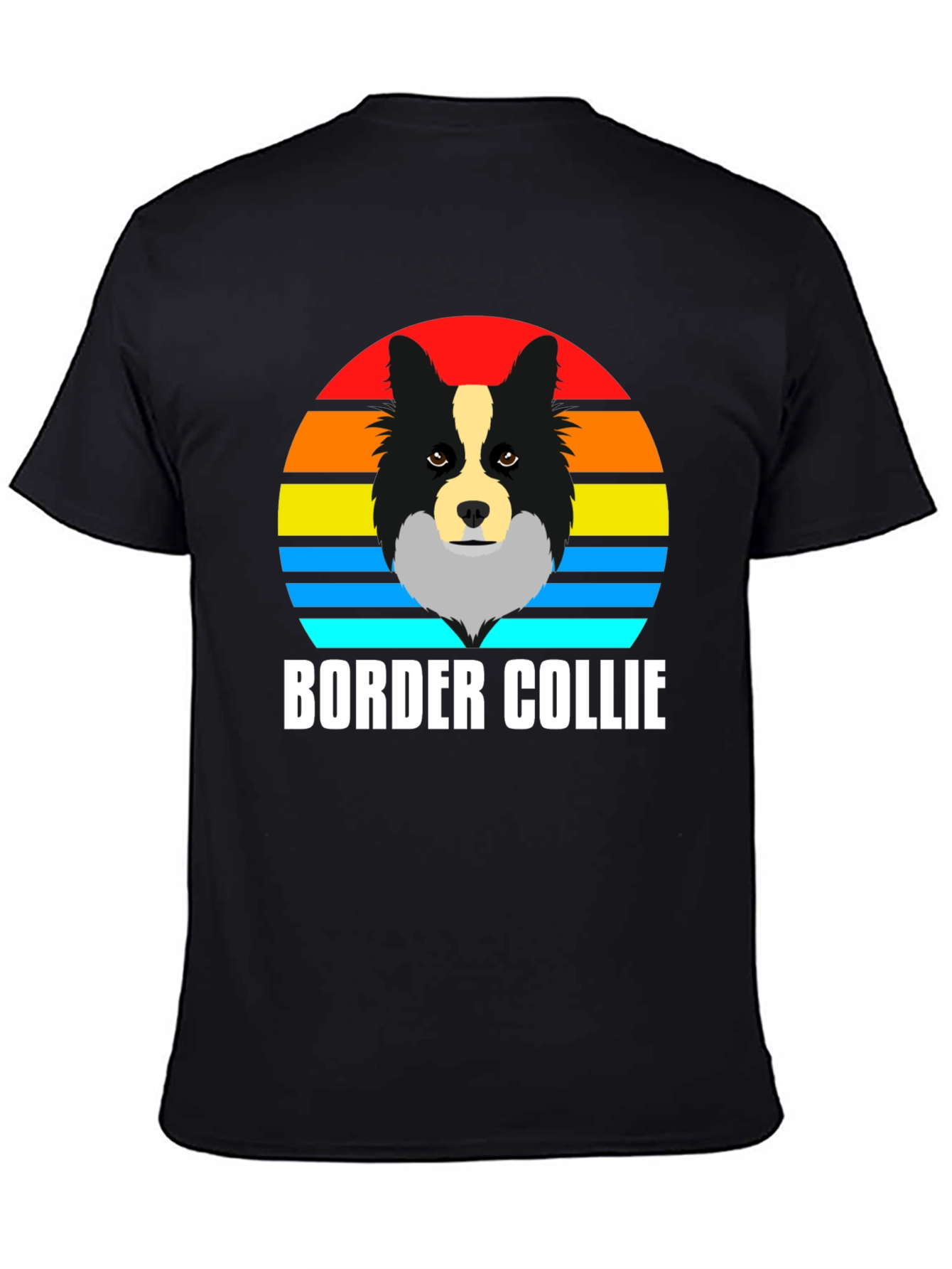 Border Collie Sunset T-Shirt - Dog Lover Tee