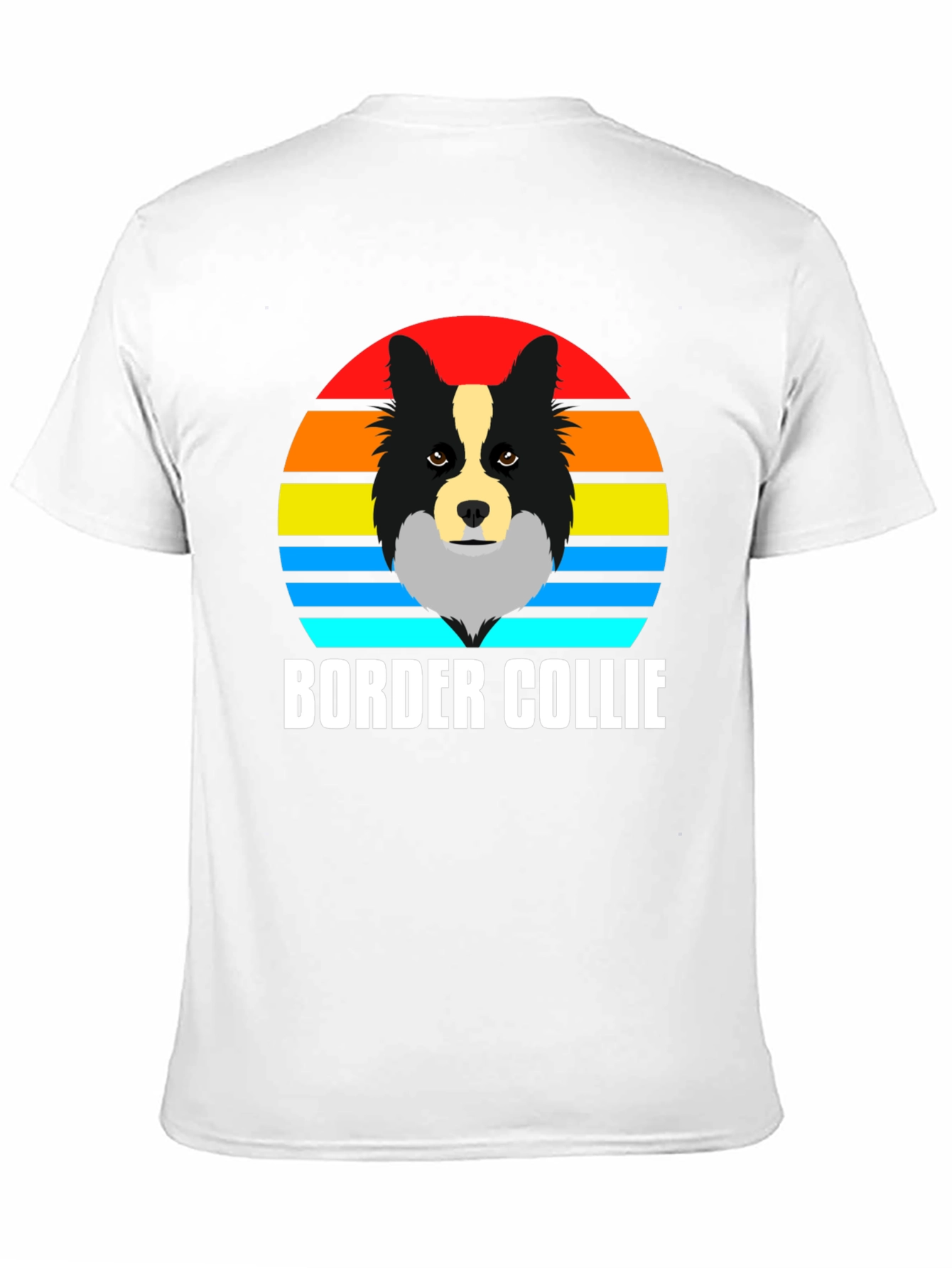 Border Collie Sunset T-Shirt - Dog Lover Tee