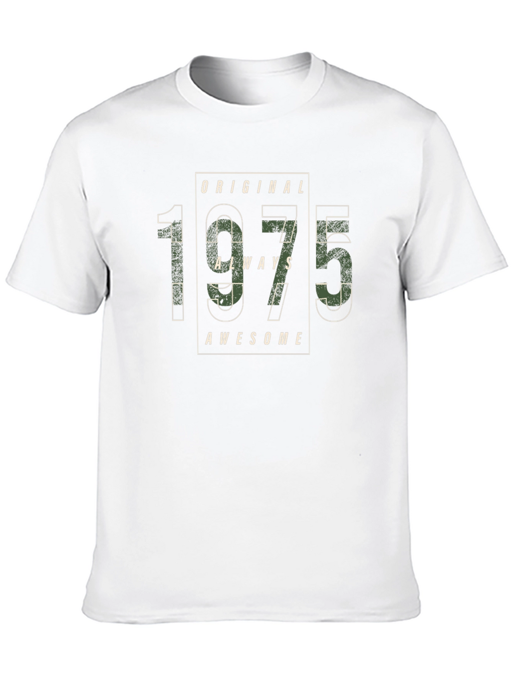 Original 1975 Always Awesome Black T-Shirt