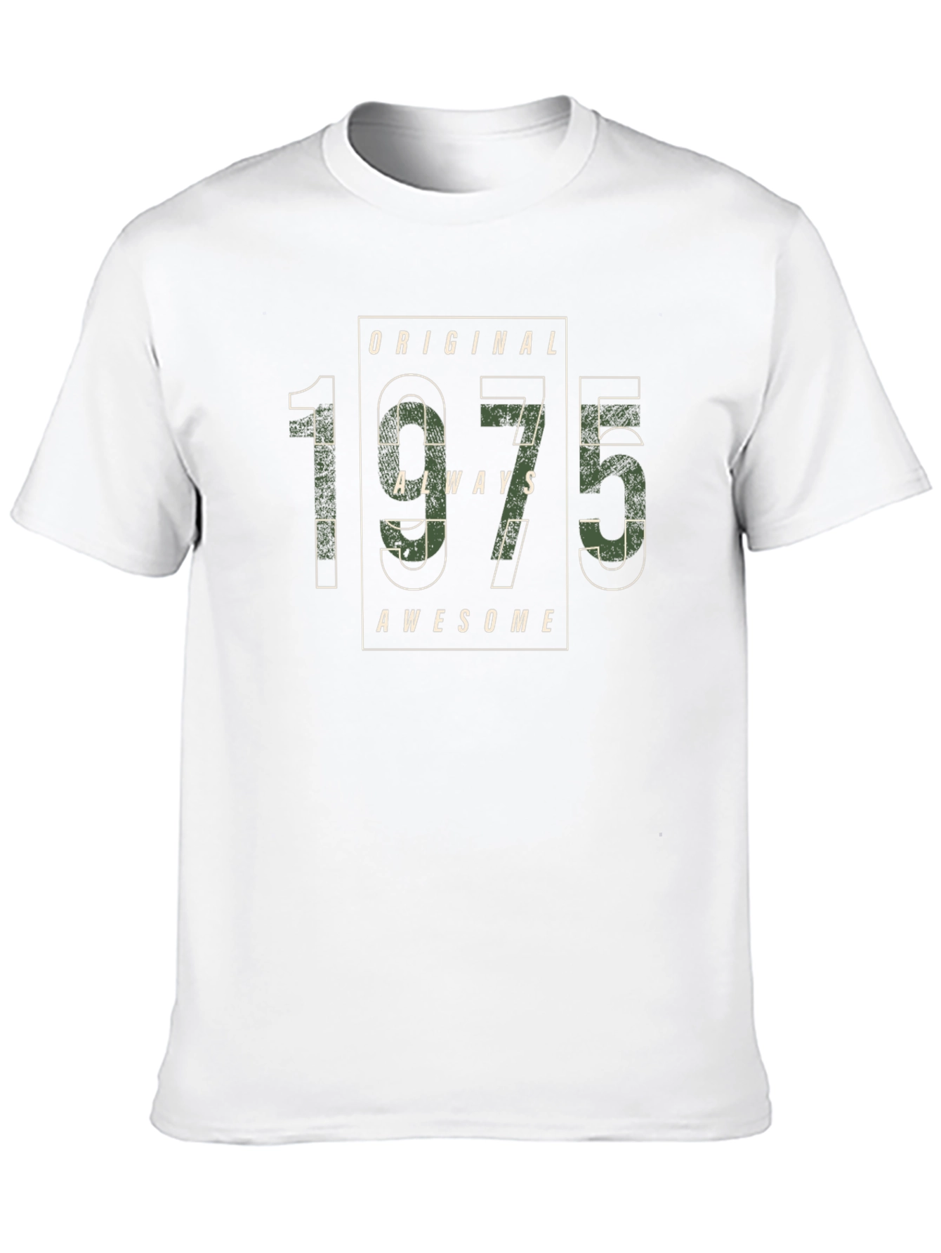 Original 1975 Always Awesome Black T-Shirt