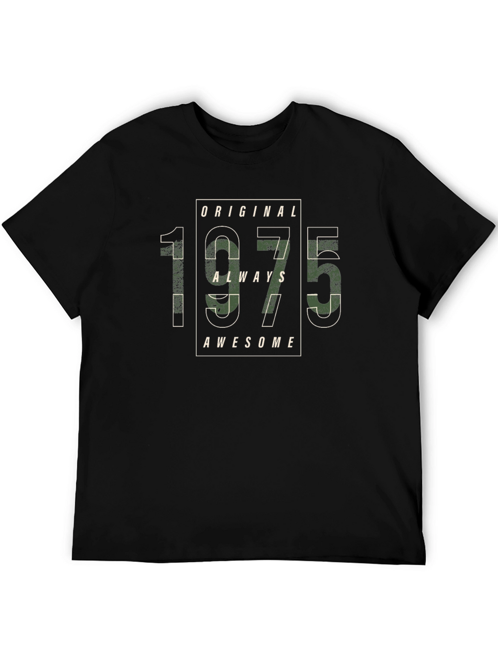 Original 1975 Always Awesome Black T-Shirt