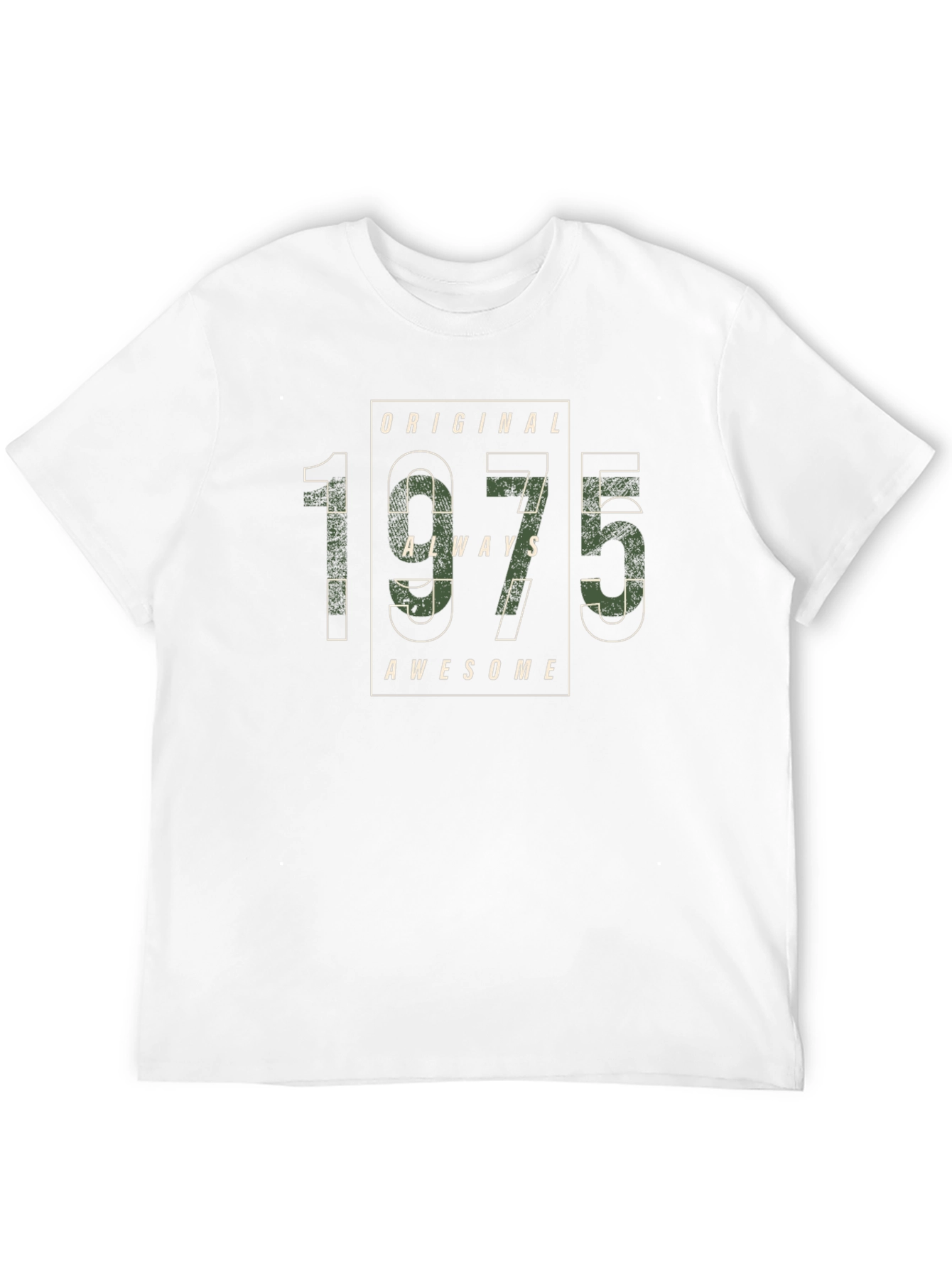 Original 1975 Always Awesome Black T-Shirt