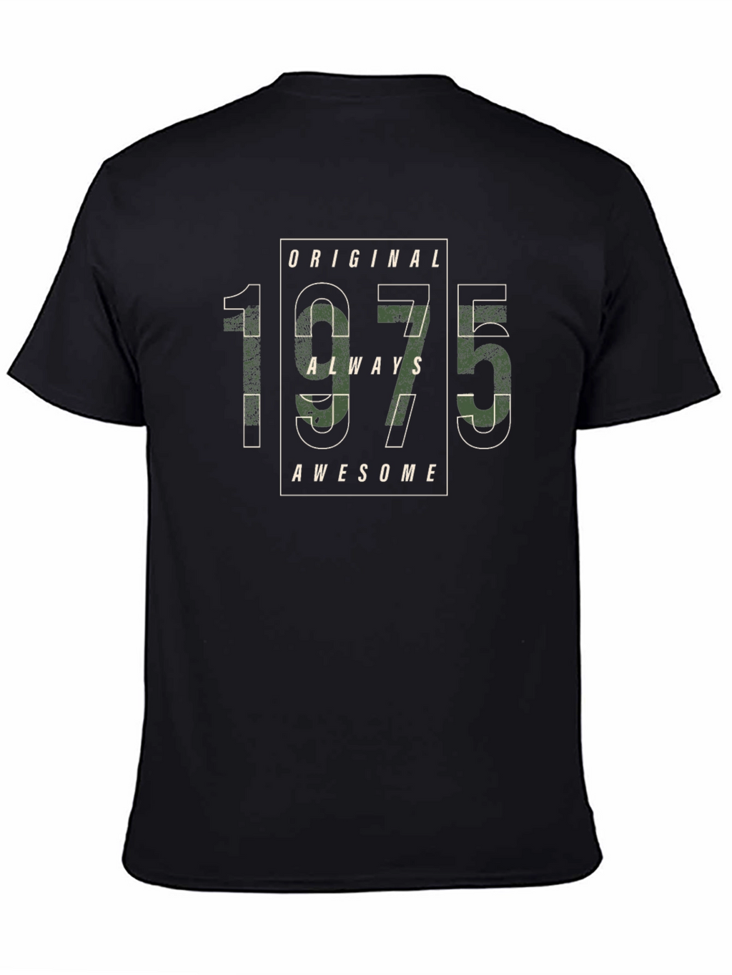Original 1975 Always Awesome Black T-Shirt