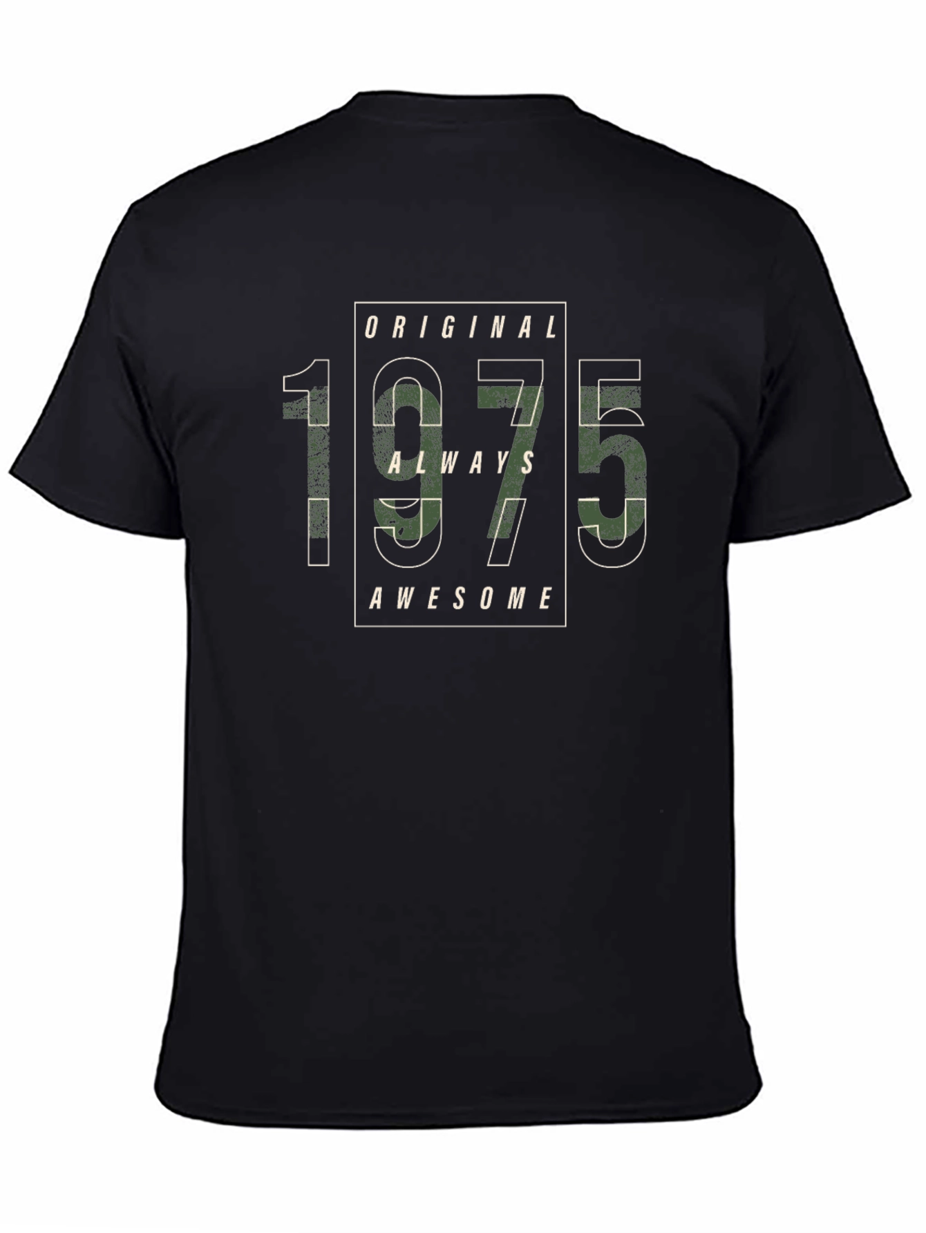 Original 1975 Always Awesome Black T-Shirt