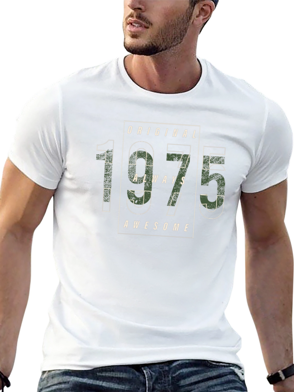 Original 1975 Always Awesome Black T-Shirt