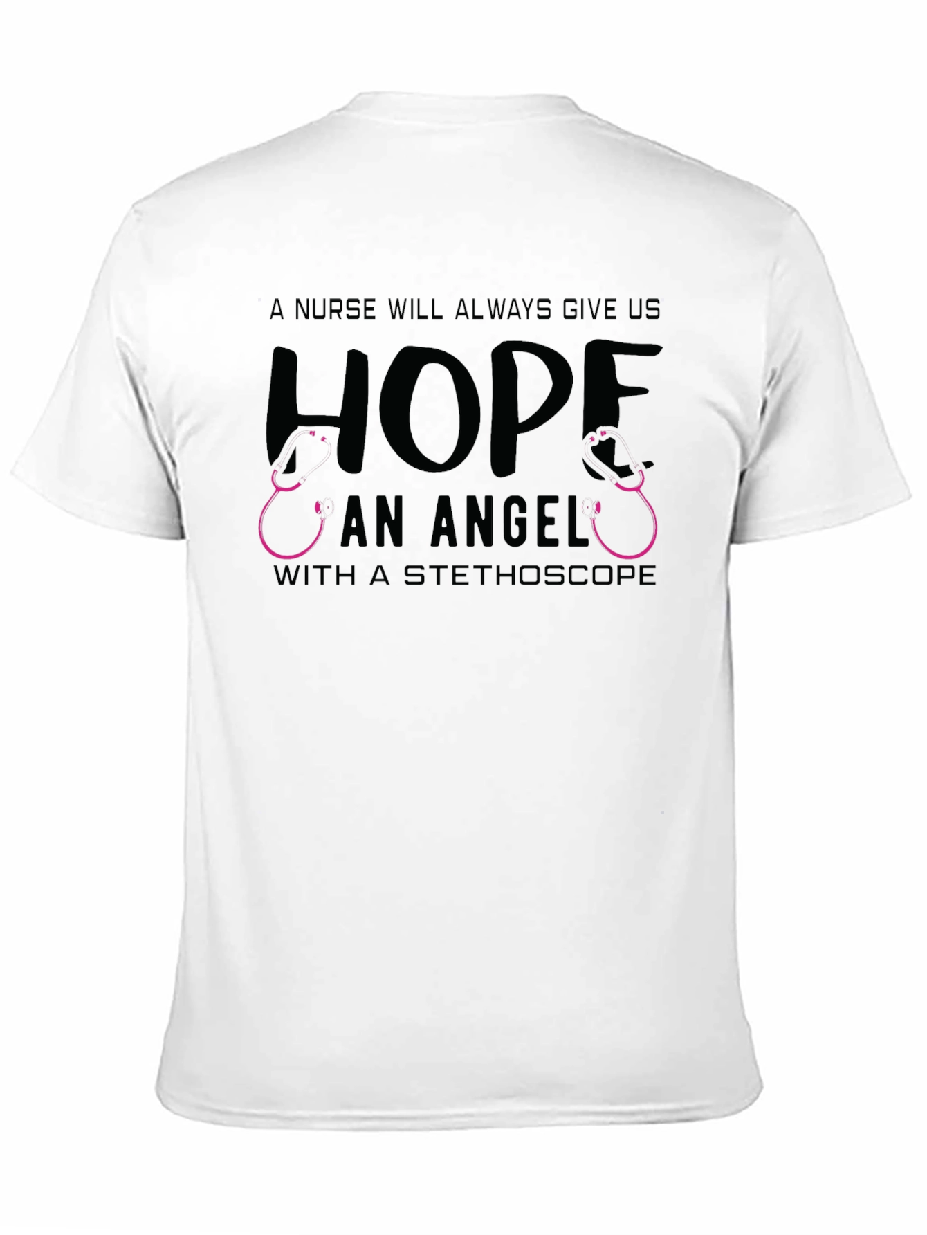 Nurse Angel Hope Stethoscope Graphic Tee