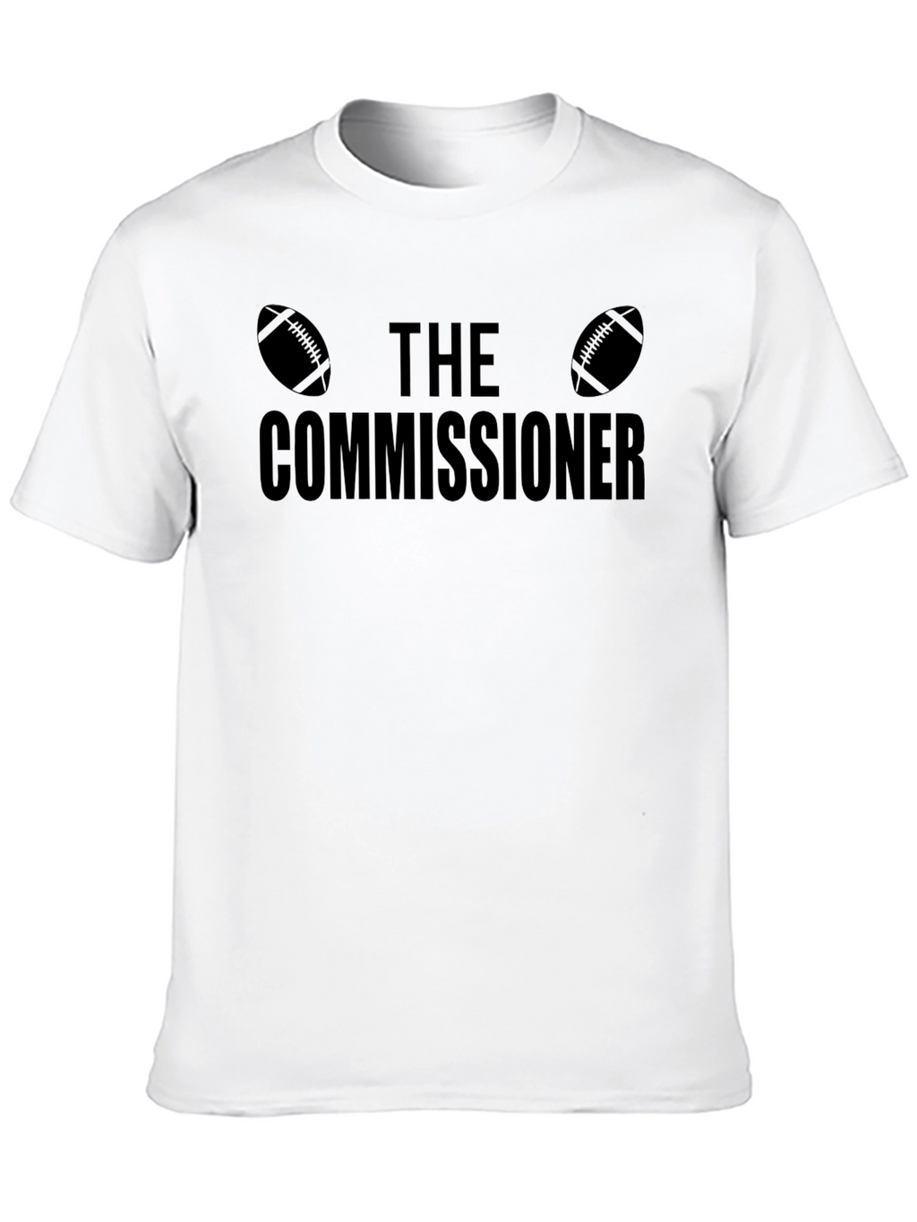 The Commissioner Football T-Shirt - Black