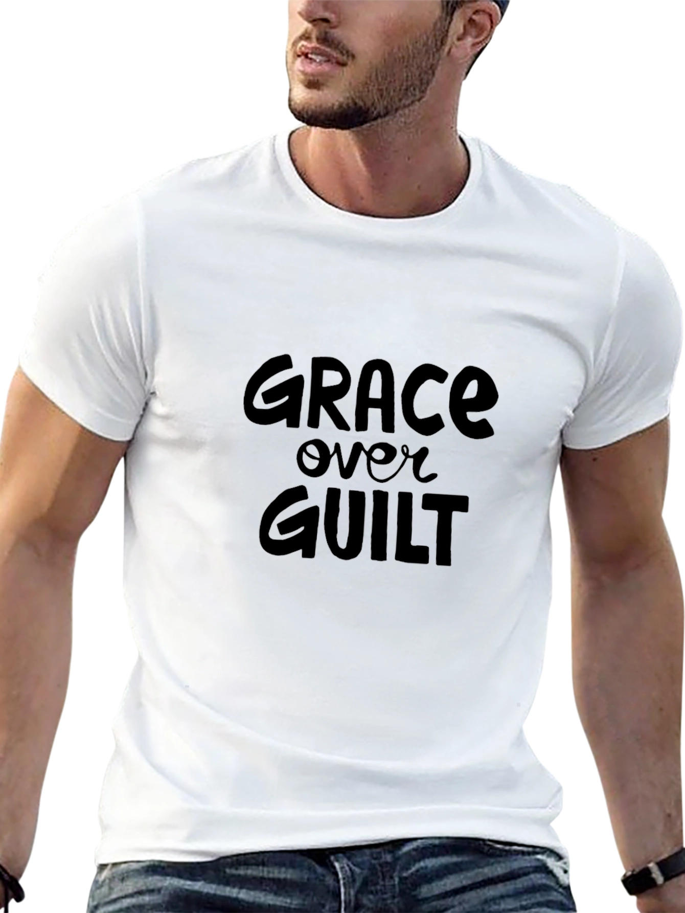 Grace Over Guilt Black T-Shirt