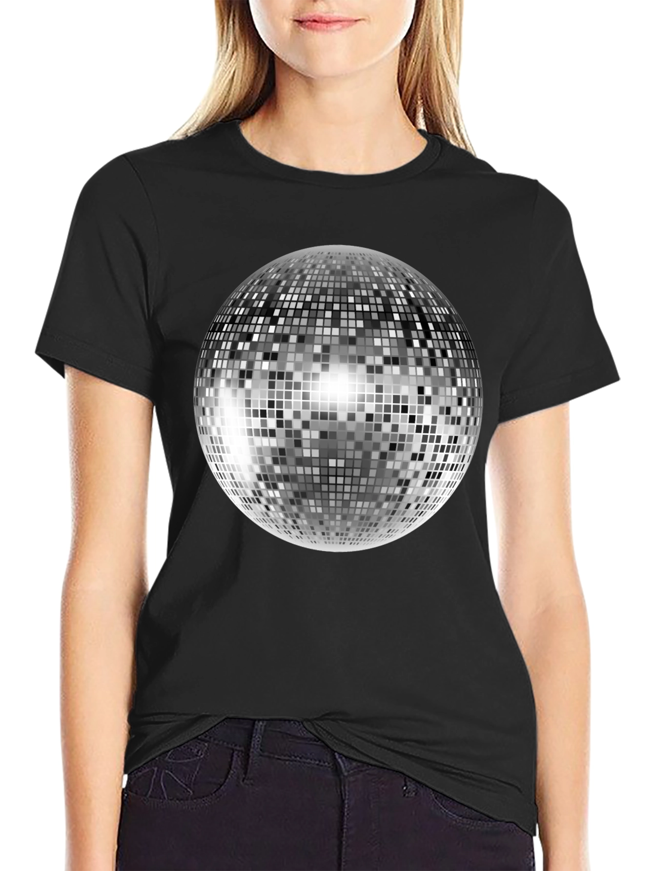 Disco Ball T-Shirt - Shiny & Stylish Party Tee