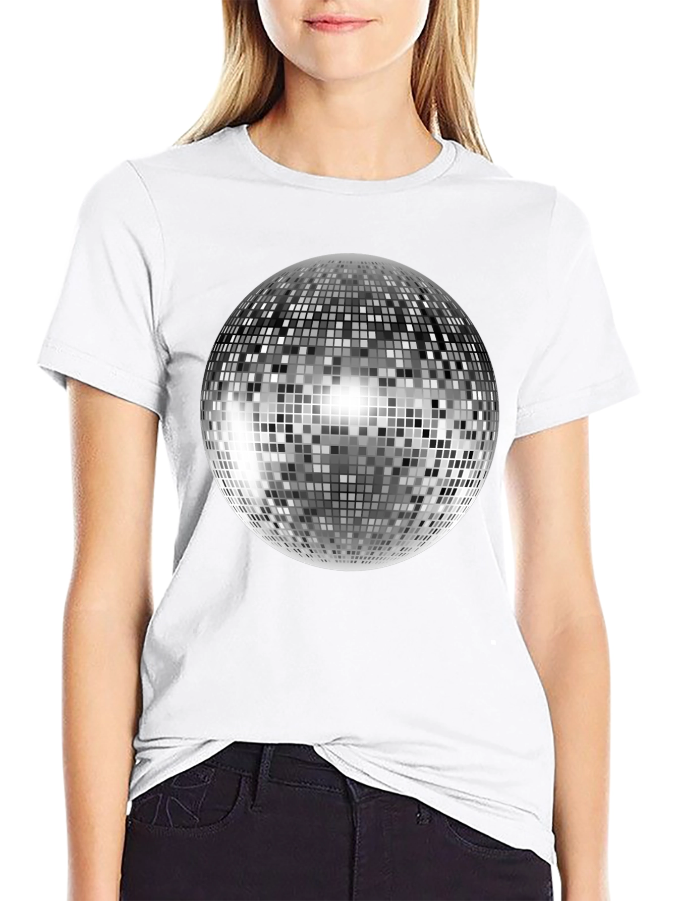 Disco Ball T-Shirt - Shiny & Stylish Party Tee