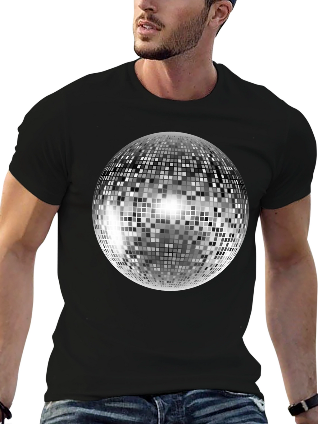 Disco Ball T-Shirt - Shiny & Stylish Party Tee