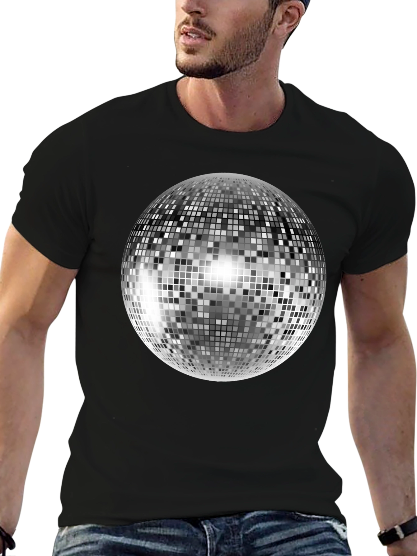 Disco Ball T-Shirt - Shiny & Stylish Party Tee