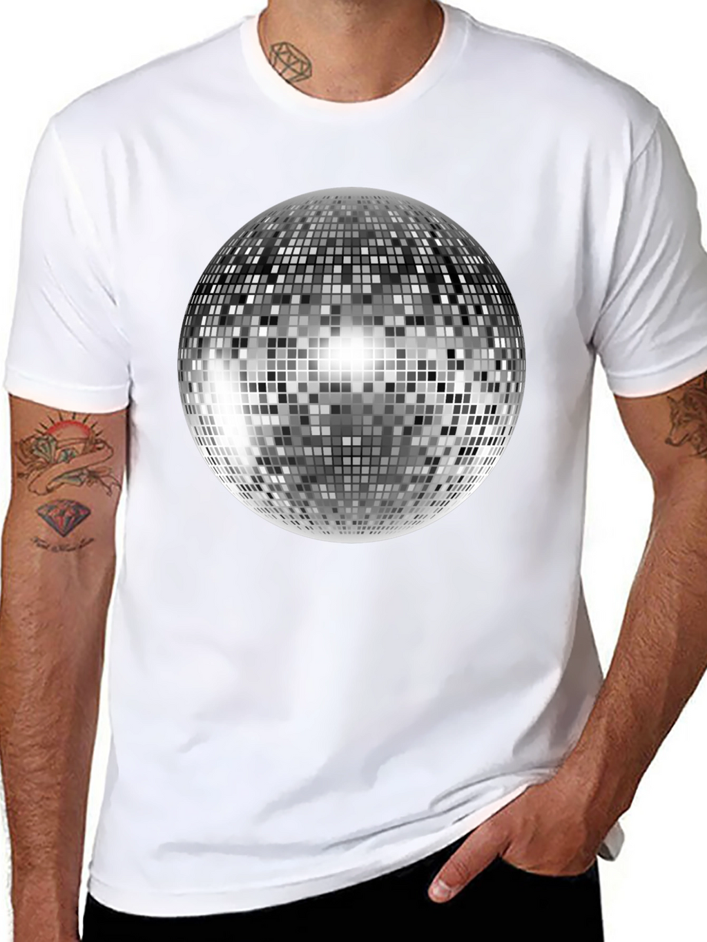 Disco Ball T-Shirt - Shiny & Stylish Party Tee