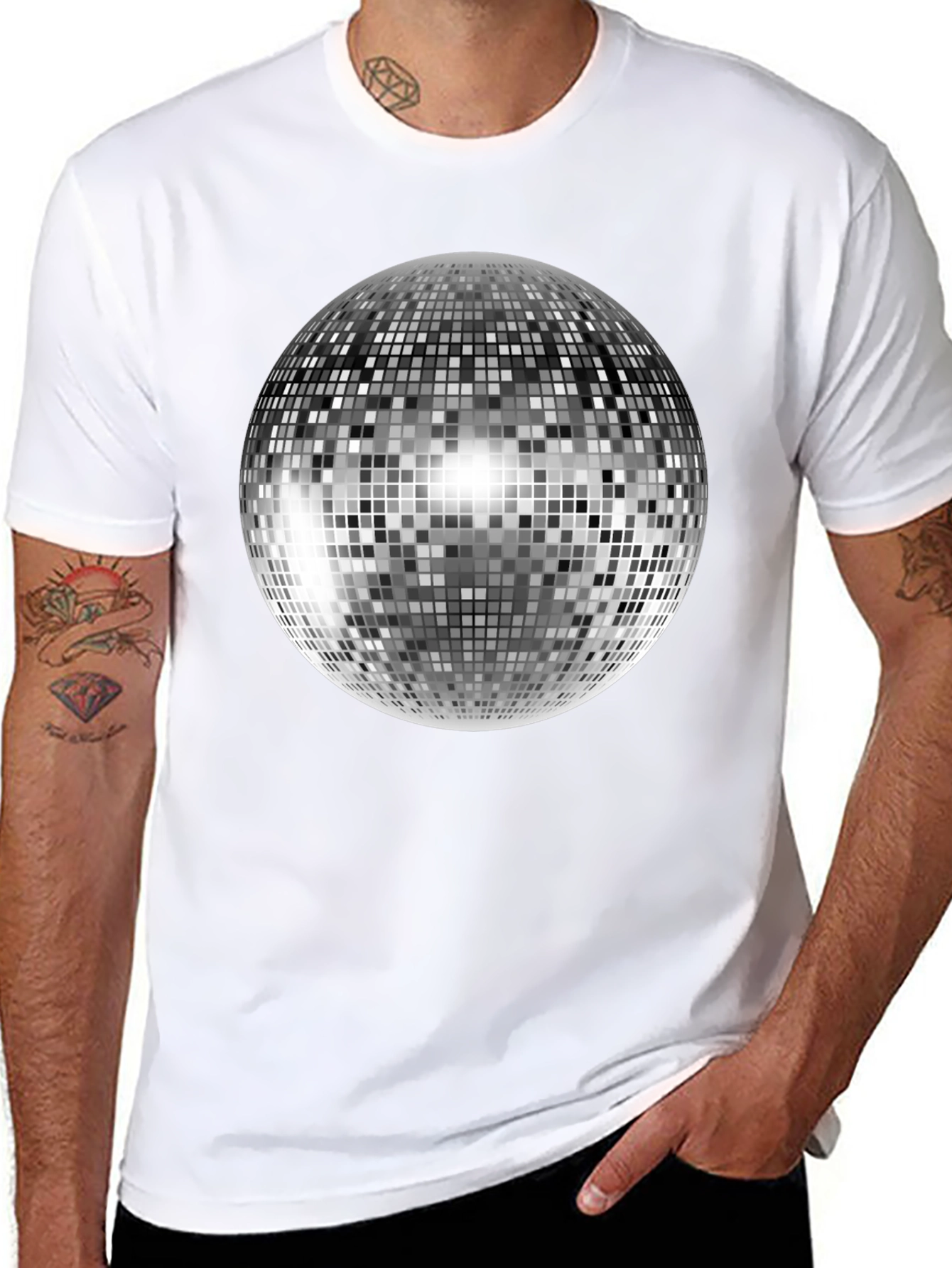 Disco Ball T-Shirt - Shiny & Stylish Party Tee