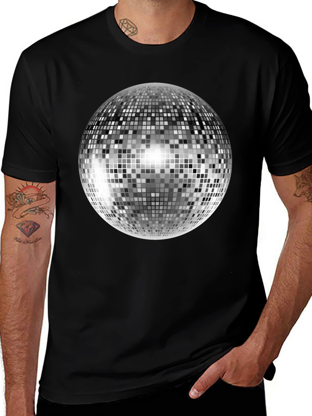 Disco Ball T-Shirt - Shiny & Stylish Party Tee