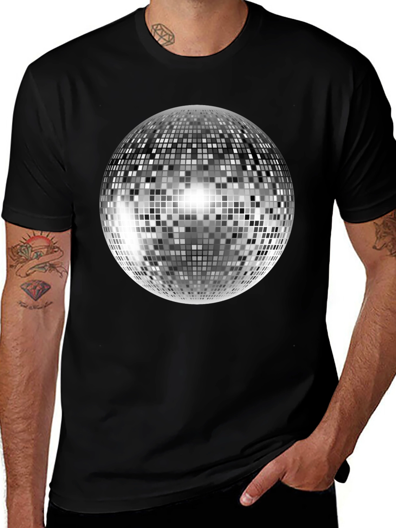 Disco Ball T-Shirt - Shiny & Stylish Party Tee